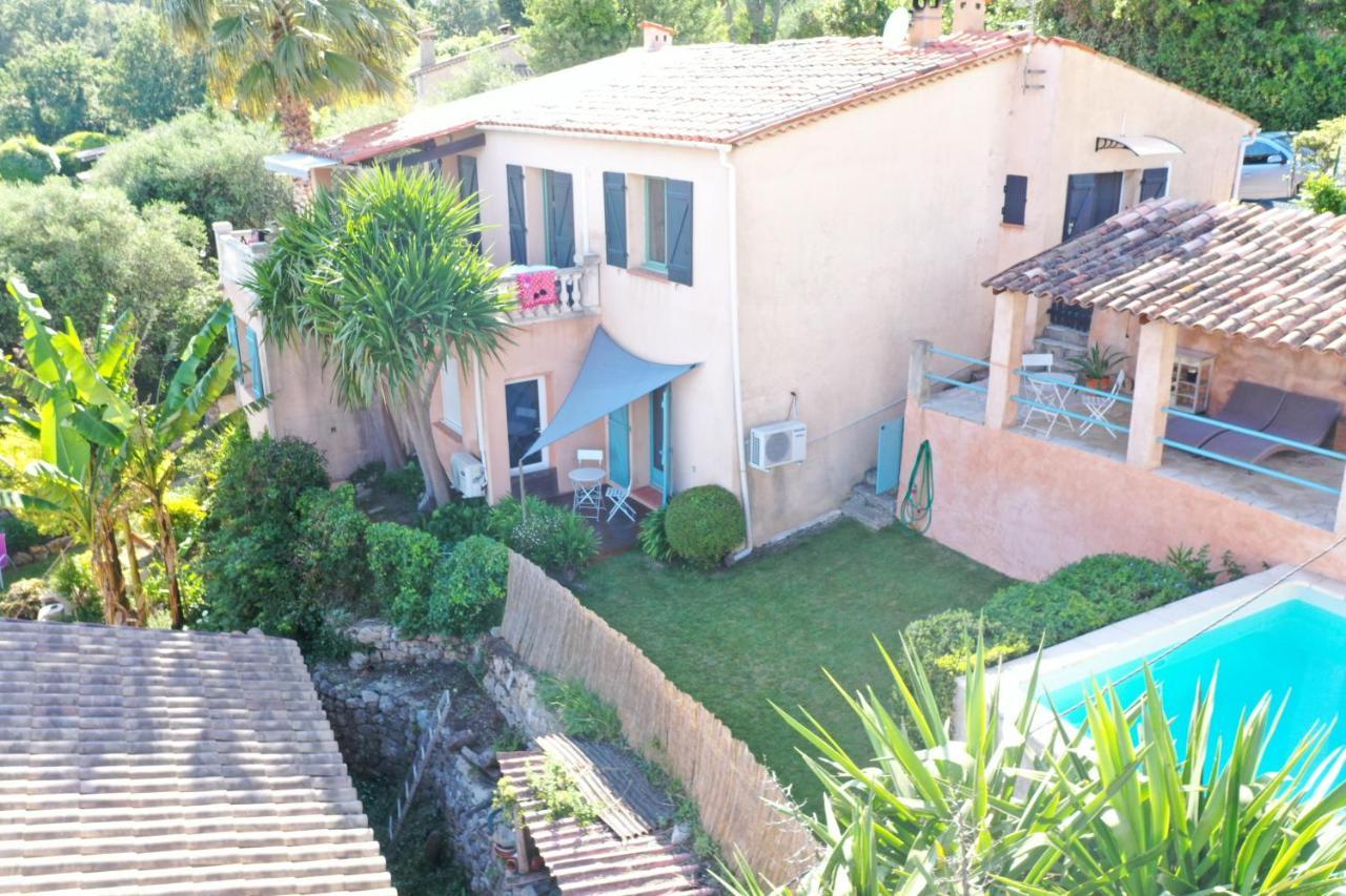 Charmant Rez De Villa En Provence Le Tignet Exterior foto
