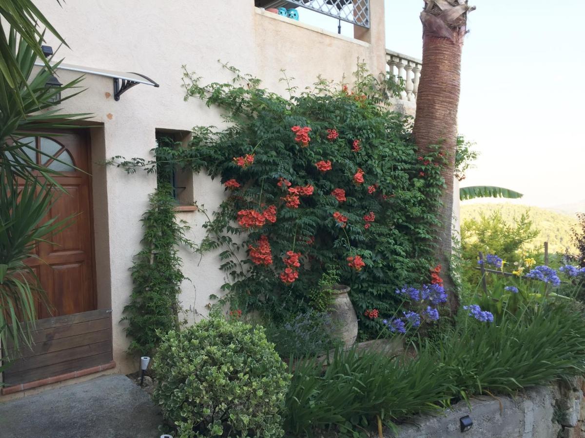 Charmant Rez De Villa En Provence Le Tignet Exterior foto