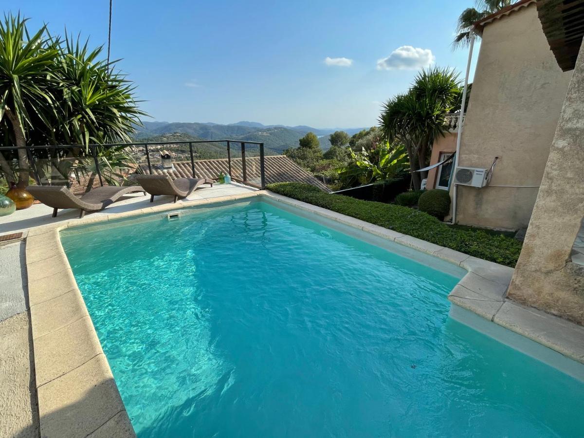 Charmant Rez De Villa En Provence Le Tignet Exterior foto