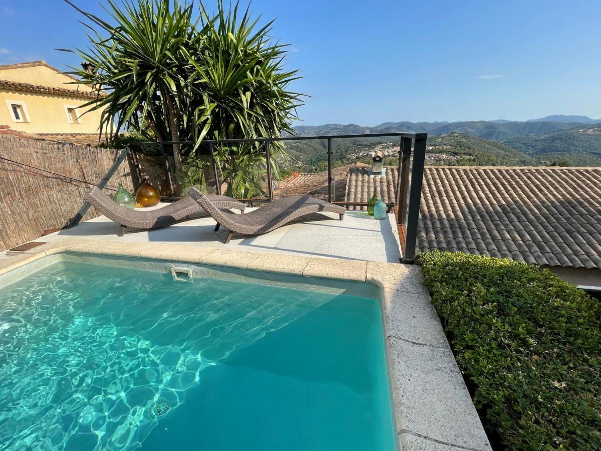 Charmant Rez De Villa En Provence Le Tignet Exterior foto